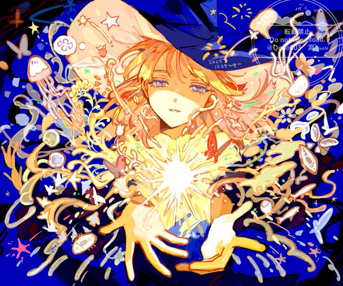 Qooo003's tweet photo. 「光と闇の魔女」 https://t.co/Z91vV84Svj