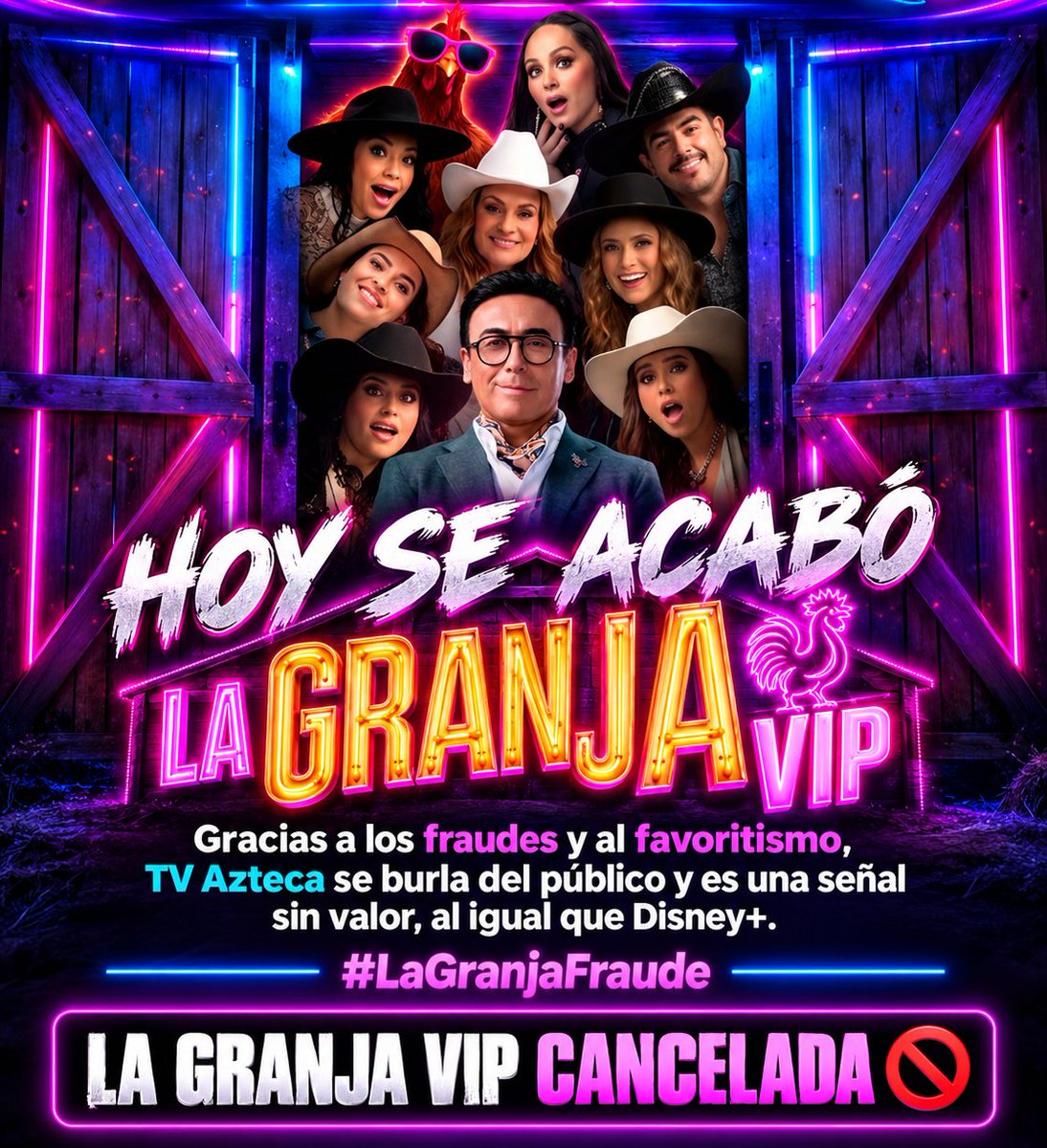 LunaRealitys0's tweet photo. Hoy 16 de Octubre se termina  oficialmente @lagranjavipmx
Se burlaron del publico, de algunos d los participantes de verdad q no pensé que un programa fuera peor de fraudulento y descarado  que La Casa de los Famosos y ustedes superaron por mucho 
#LaGranjaFraude  @disneyplusla https://t.co/1k3XxClP6p
