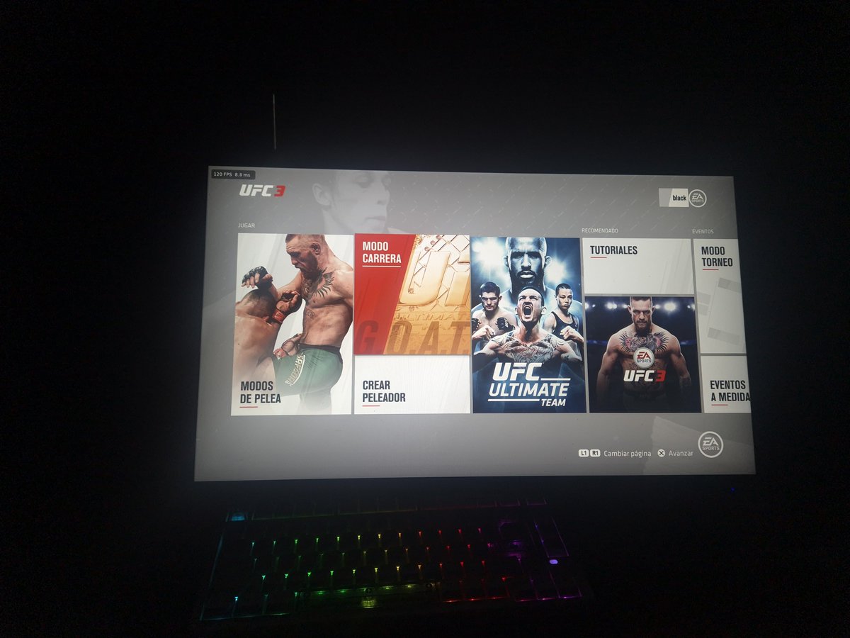 black___best's tweet photo. No saben lo feliz q soy 

Porte el UFC 3  a PC ctm https://t.co/d5AK9tYNIC