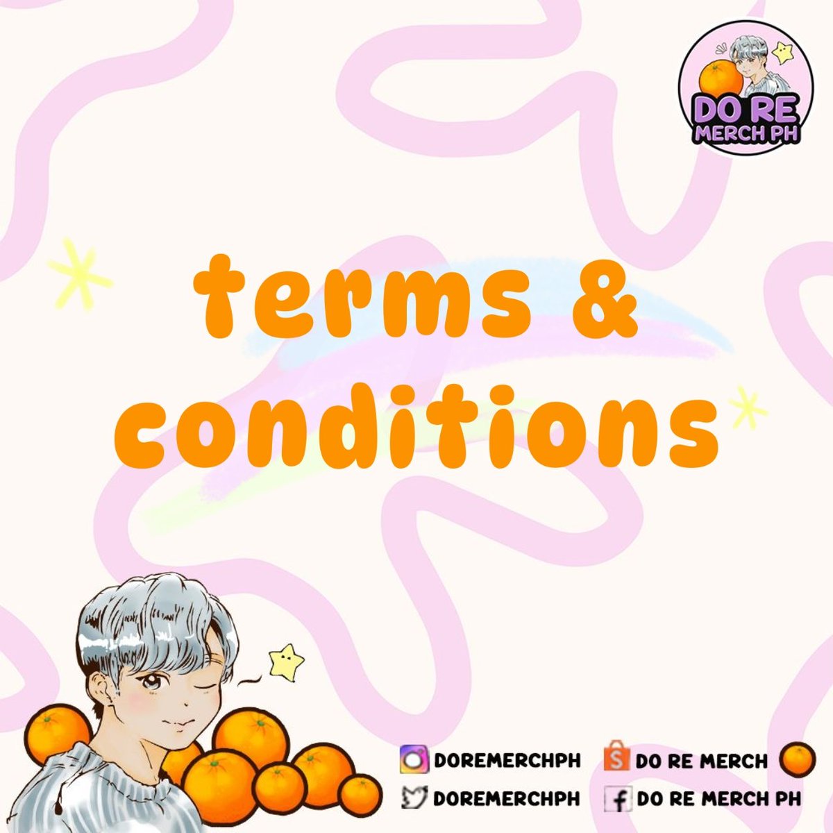 DoReMerchPH's tweet photo. ~UPDATED~

DRMPH TERMS &amp; CONDITIONS AND FAQS

‼️ PLEASE READ &amp; COMPREHEND

➤ UPDATES: #DRMPH_Updates
➤ #DRMFeedback / #DRMFeedbacks
➤ MASTERLIST: https://t.co/hZVZDHAf0w https://t.co/nJ9IXesxfT