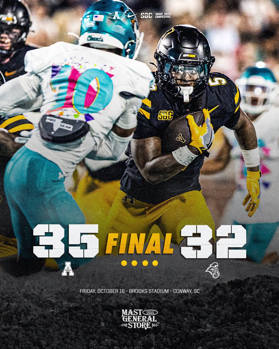 AppState_FB's tweet photo. Game got flipped, turned upside down

#GoApp #BeatCoastal https://t.co/PrK85PTG0S