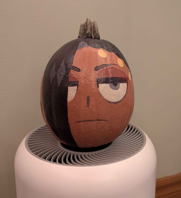 immec_912's tweet photo. twstober 16 - Swap
I swapped to a different medium 🎃 
I'll probably paint Kalim's pumpkin over the weekend https://t.co/GtFfXg5vry
