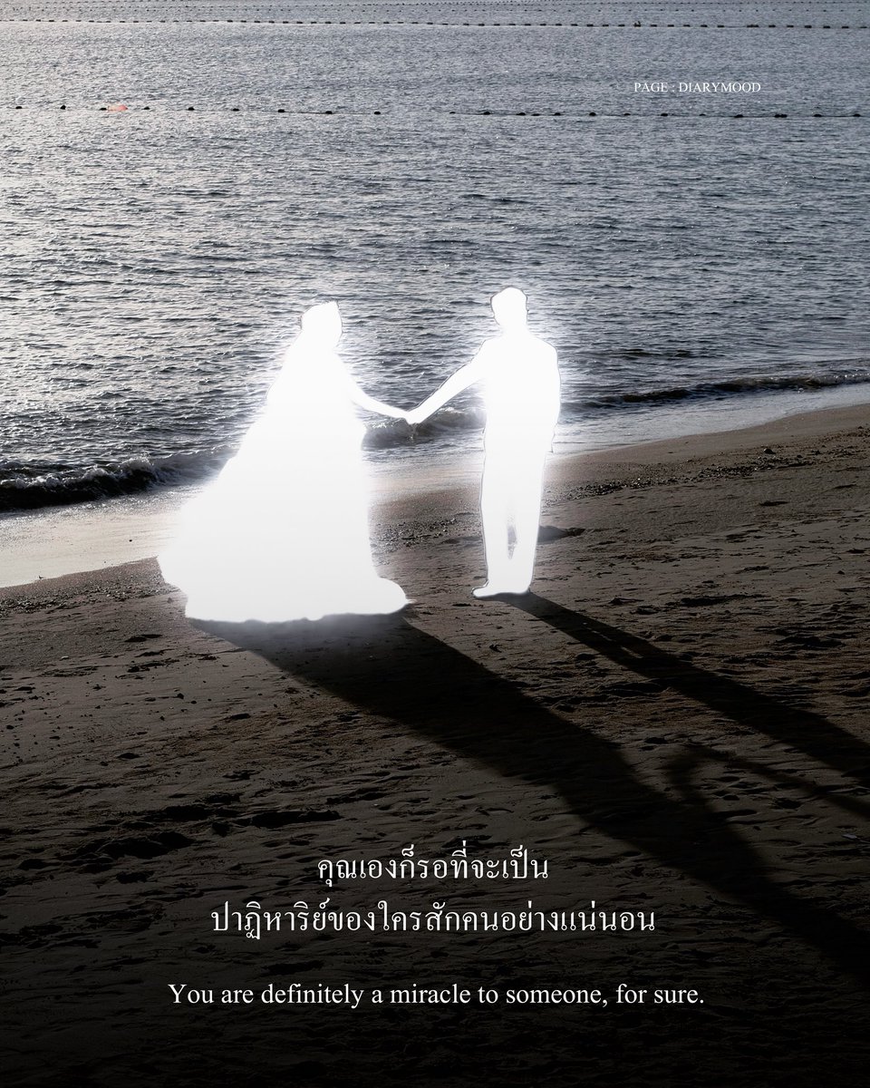 diarymood_1's tweet photo. คุณเองก็รอที่จะเป็น,
ปาฏิหาริย์ของใครสักคนอย่างแน่นอน ✨ https://t.co/KJbW9DsUwc