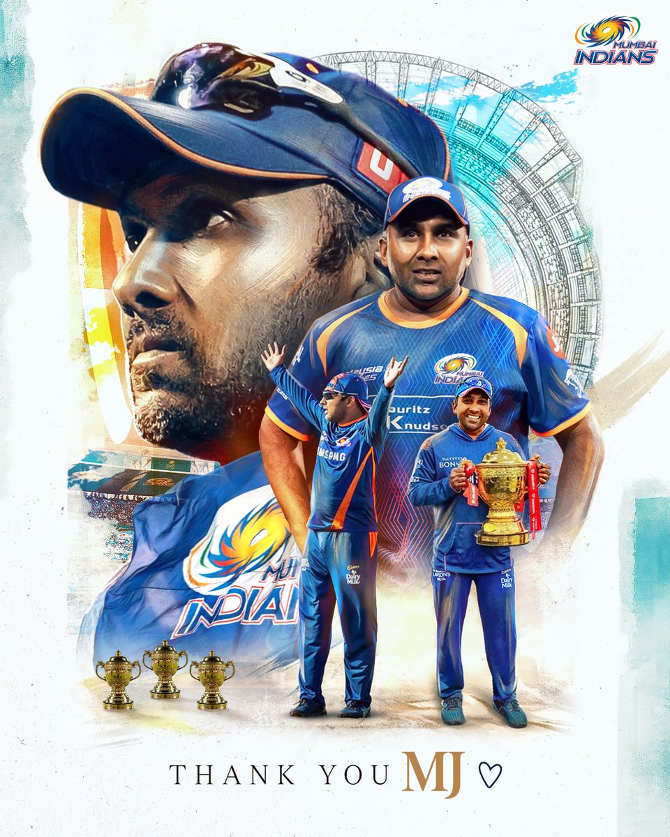 mipaltan's tweet photo. 𝗠𝘂𝗺𝗯𝗮𝗶 𝗜𝗻𝗱𝗶𝗮𝗻𝘀 𝗕𝗶𝗱 𝗮 𝗛𝗲𝗮𝗿𝘁𝗳𝗲𝗹𝘁 𝗙𝗮𝗿𝗲𝘄𝗲𝗹𝗹 𝘁𝗼 𝗠𝗮𝗵𝗲𝗹𝗮 𝗝𝗮𝘆𝗮𝘄𝗮𝗿𝗱𝗲𝗻𝗲

Mahela has been much more than a Head Coach to Mumbai Indians. Under his leadership as Head Coach, Mumbai Indians won 3 IPL titles. 

Read more 👉 https://t.co/GvYuetCKW5