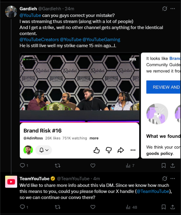 LifuLifuVT's tweet photo. still waiting for any response from @TeamYouTube @YouTubeCreators @YouTube 

Why are you age restricting our video outro with our patreon supporters and drawn and rigged models 

But you have time to respond to bigger content creators because you are so afraid of the back lash because they are bigger size