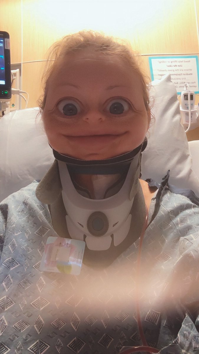 zillaah707's tweet photo. Got some new parts installed and my head did not fall off. Time for another nap https://t.co/BvYluDroku