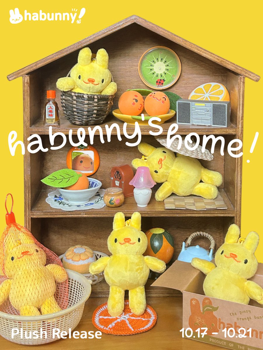habunnyart's tweet photo. habunny is finally home.ᐟ🧡🏠 

Thank you so much for 10 years of cherishing life with Habunny . To celebrate this, we have finally made a Habunny plush! 🧡 

https://t.co/PTLAodxDpu https://t.co/xE7Ew6SYjK