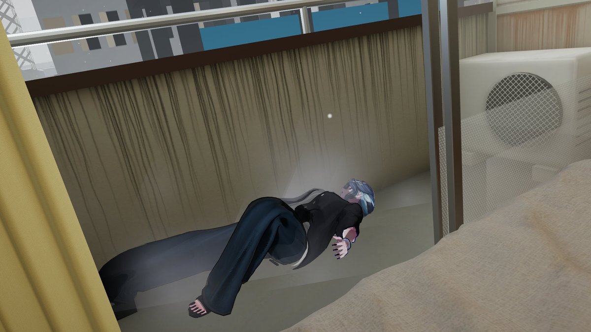 chi_VRchat's tweet photo. やばいコレ毒かも！？
間に合え間に合え！
からの間に合わず死亡する人たち

このワールド楽しかったw https://t.co/xPtGdGG5XL