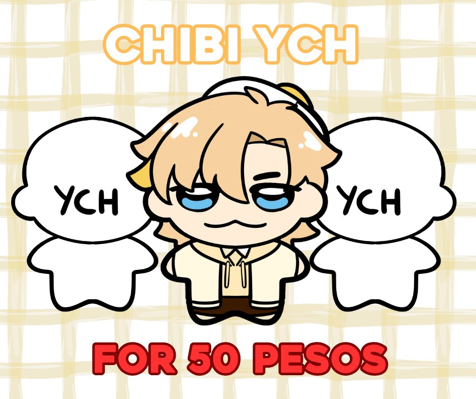 tamadakoo's tweet photo. ๐๐๐๐๐๐๐๐๐ ๐๐๐๐๐๐๐๐๐๐๐ ๐๐๐๐!
๐จโฑ50 ONLY per YCH chibi!
๐ธMOP: GCash or GoTyme ONLY
#EmergencyCommission #YCHCommissions #ArtCommissions https://t.co/uZsy0aeEhJ