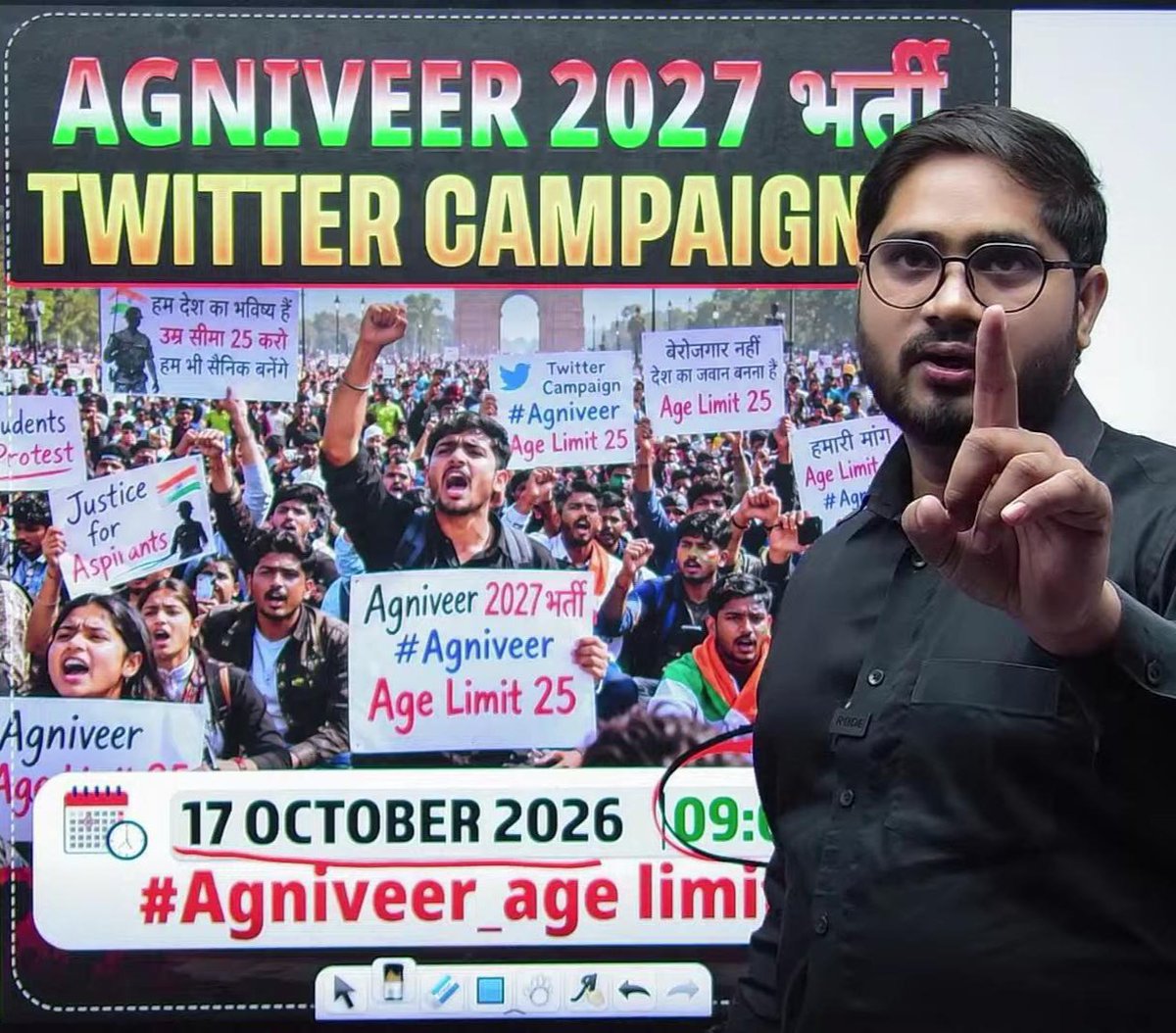 MBansla100k's tweet photo. अग्निवीर आर्मी भर्ती 2027 में बच्चों की उम्र सीमा को 21 वर्ष से बढ़ाकर 25 वर्ष किया जाना चाहिए | अधिकारीयों से निवेदन है, इस मामले को संज्ञान में लें और त्वरित Decision लें |

#agniveer_Age_limit_25

#Agniveer_Age_Relexation

@adgpi

@DefenceMinIndia @rajnathsingh

@PMOIndia https://t.co/NxHaFeSizJ