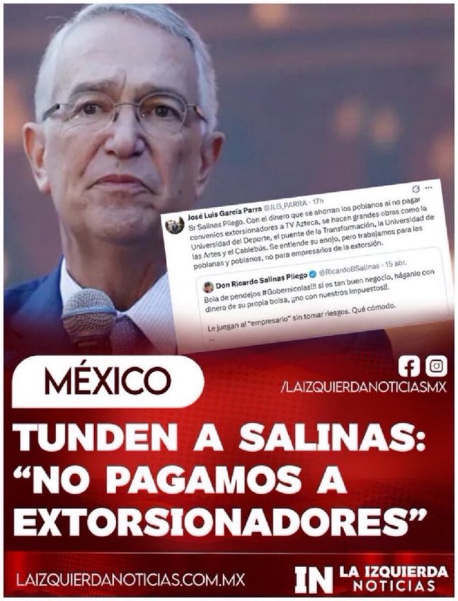 JORDELAS1's tweet photo. La perra de Trump siempre es tendencia.
TV Azteca quebró. https://t.co/AWp38gc0ok