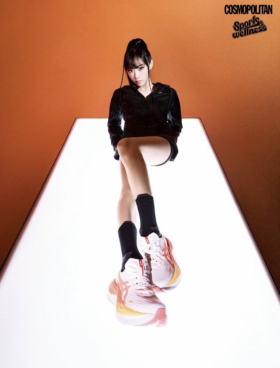 wntrult's tweet photo. aespa GISELLE x ASICS for Cosmopolitan Korea. https://t.co/iIGpLP5xNr