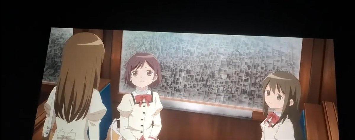 YuriReader35031's tweet photo. Una descripción más detallada de los eventos del final:
En el presente nos muestran cómo Homura atacó a la ley de los ciclos, logrando hacerla retroceder. Entonces hay un salto temporal y nos llevan al futuro, "x" tiempo después de la pelea. https://t.co/viM3mxFJi9