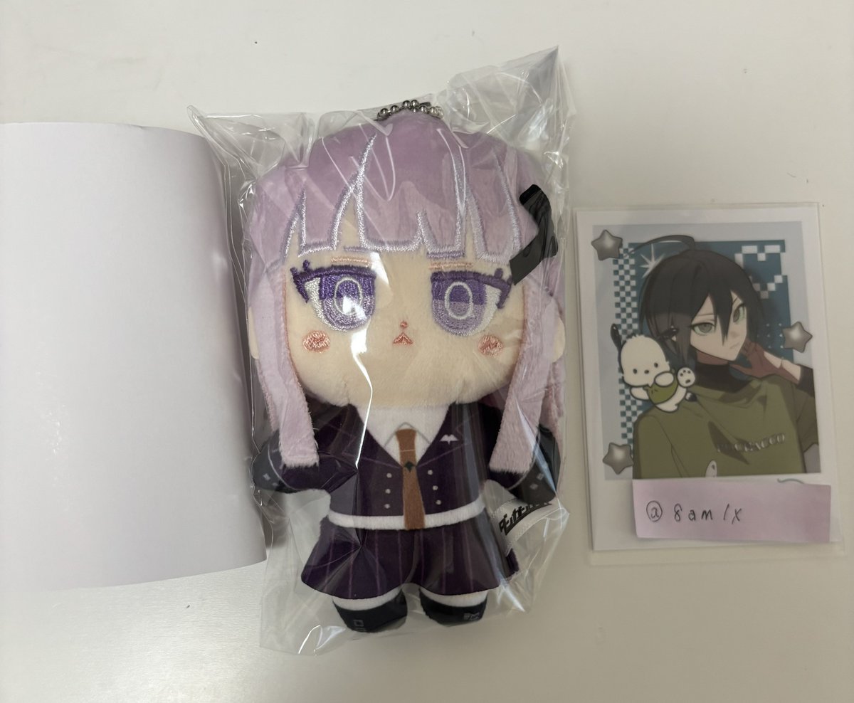 8am1x's tweet photo. 【交換】
ダンガンロンパ ぬいぐるみキーホルダー
譲:霧切響子
求:最原終一
大宮or都内手渡し、郵送
お気軽にお声掛けください。 https://t.co/x0ExJ814HC