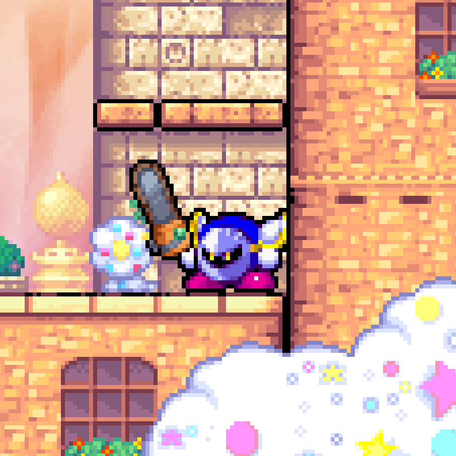 mega_strimp's tweet photo. We've been getting some questions about this;

Yes, Meta Knight has a chainsaw. It's called Buzzcut. I thought it would be cool.

And he will have a total of 5 different swords by the end.

STRIMP WORD OF THE DAY - Balloon https://t.co/IHoLW9x8HC