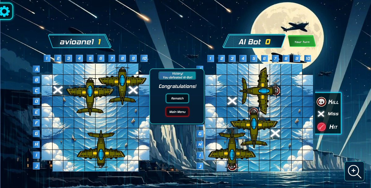 jocavioane's tweet photo. @Round_Knights_2 Thanks for hosting! Battle Planes Multiplayer ✈️ Avioane 🇷🇴 / 炸飞机 🇨🇳
Why find all 17 squares when you only need 3? Hide three planes, hunt the cockpits, win in minutes.
Play vs computer, online or with friends
https://t.co/Pj7GwxOccn 🎮 https://t.co/VDOCTI5E92