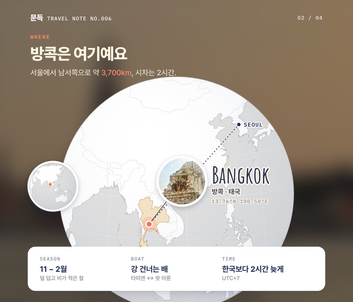 MoonDDeukk's tweet photo. 11월부터 걷기 좋은 방콕, 강변 하루 코스 알려드려요!!

왓 포 와불 → 배로 강 건너 왓 아룬 → 저녁은 야오와랏

문득 추천 노래 — Murray Head 「One Night in Bangkok」

#방콕여행 #태국여행 https://t.co/wRk5lRZ0Id