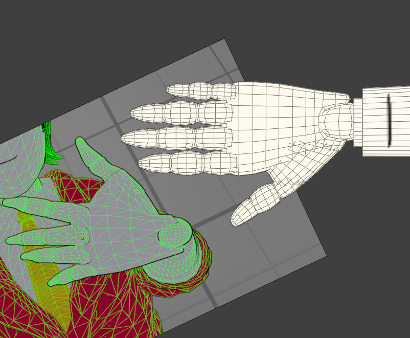 H0TFREAKS's tweet photo. obviously shit gets turned into triangles when put in the vrchat soup boul but you can still tell that mine look different... cuz i made them... myself... by hand... https://t.co/fkm1WT6n6d