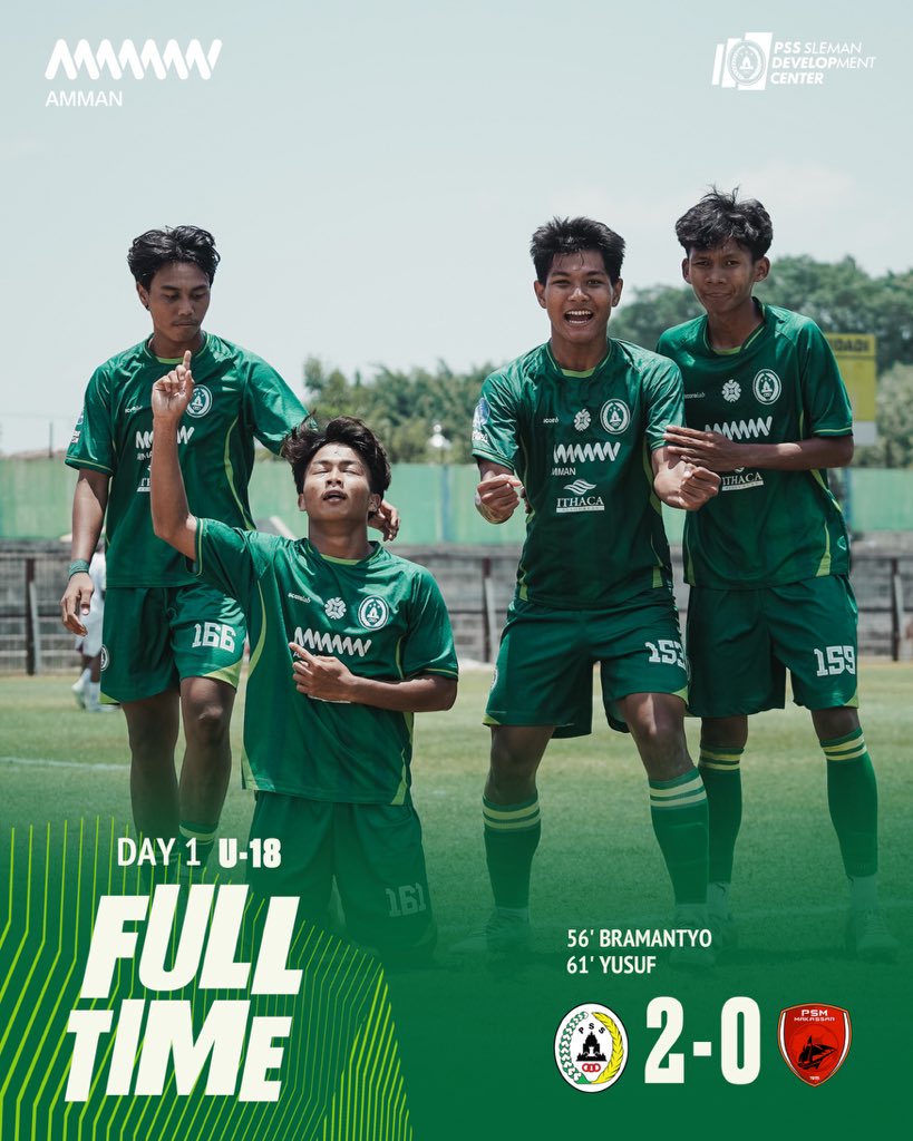 PSS_Development's tweet photo. FT: PSS U18 2-0 PSM U18

#PSS #PSSDevelopment #EliteProAcademy #PSSday https://t.co/DAGMal3pq2