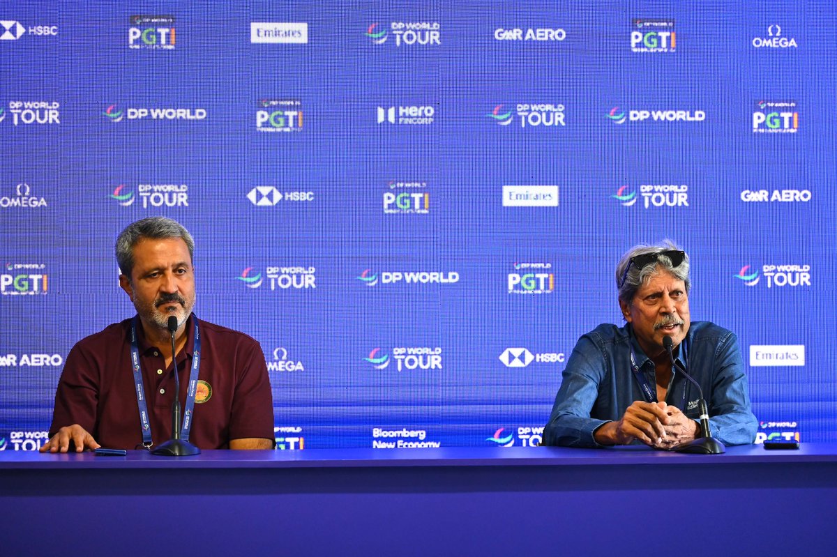 TheJoyofGolf's tweet photo. Without a doubt, this is the biggest announcement in Indian professional golf this week.

At the DP World India Champ'ship, the @pgtofindia has unveiled its Player Support Programme, under which it will fund any player in the top-30 of the Order of Merit for Qualifying Schools... https://t.co/hBr49Tn7Wm