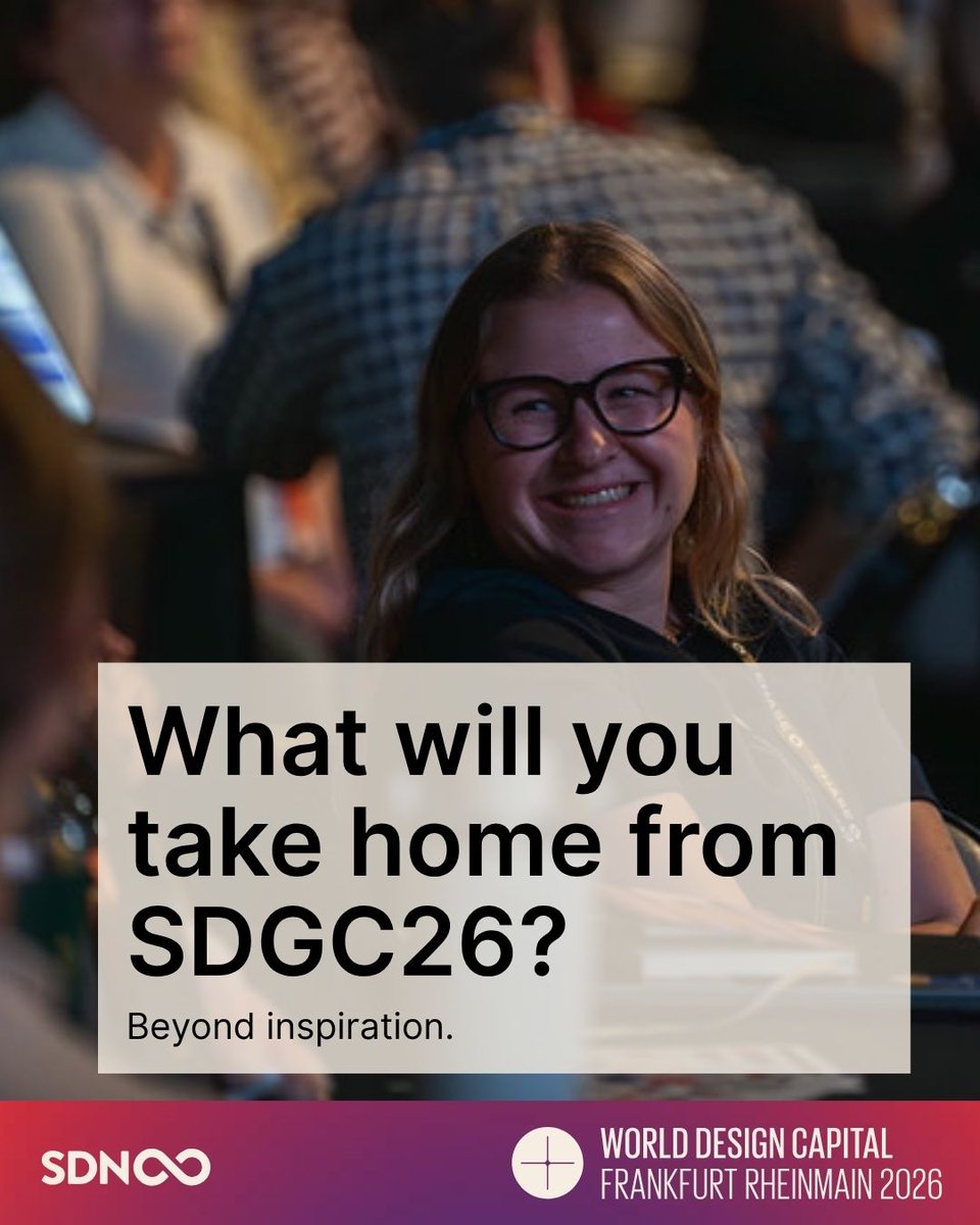SDNetwork's tweet photo. What will you take home from #SDGC26? 🌍

Not just inspiration: new methods to try, perspectives from practitioners in different contexts, connections across 50+ countries, fresh thinking for your team.

Explore the programme: https://t.co/qATkfwPnu6 https://t.co/OGwrvQgLpX