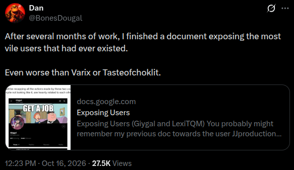 TiredPookii's tweet photo. I really don't know what to do at this point because it feels like everytime I talk about Tasteofchoklit or even Varix he would always try to call me out

this is the same guy that basically called me a Nigger dawg
https://t.co/Thspxqdz15 https://t.co/pTvCPcER7t