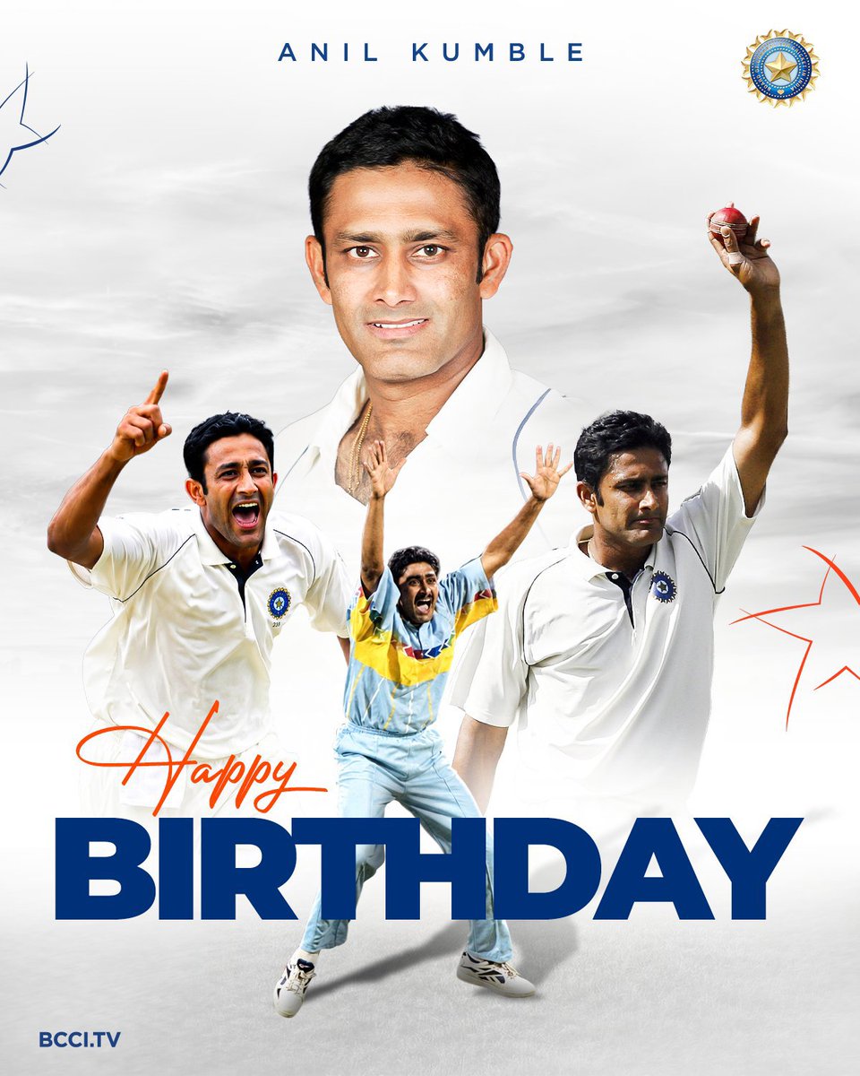 zynox57's tweet photo. Happy Birthday Sir @anilkumble1074 ❤️🎂 https://t.co/K2IB6oH1wU