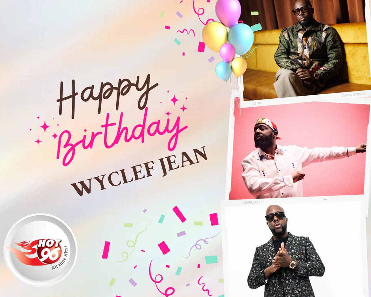 Hot_96Kenya's tweet photo. Happy Birthday🥳🥳🥳🥳 @wyclef  #themorningafter https://t.co/jXqLvun5rx
