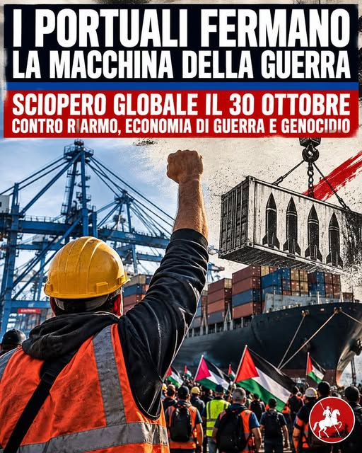 ArenaSusi's tweet photo. Insieme a lavoratori e studenti #30ottobreScioperoGenerale https://t.co/RAf4A5vj8Z