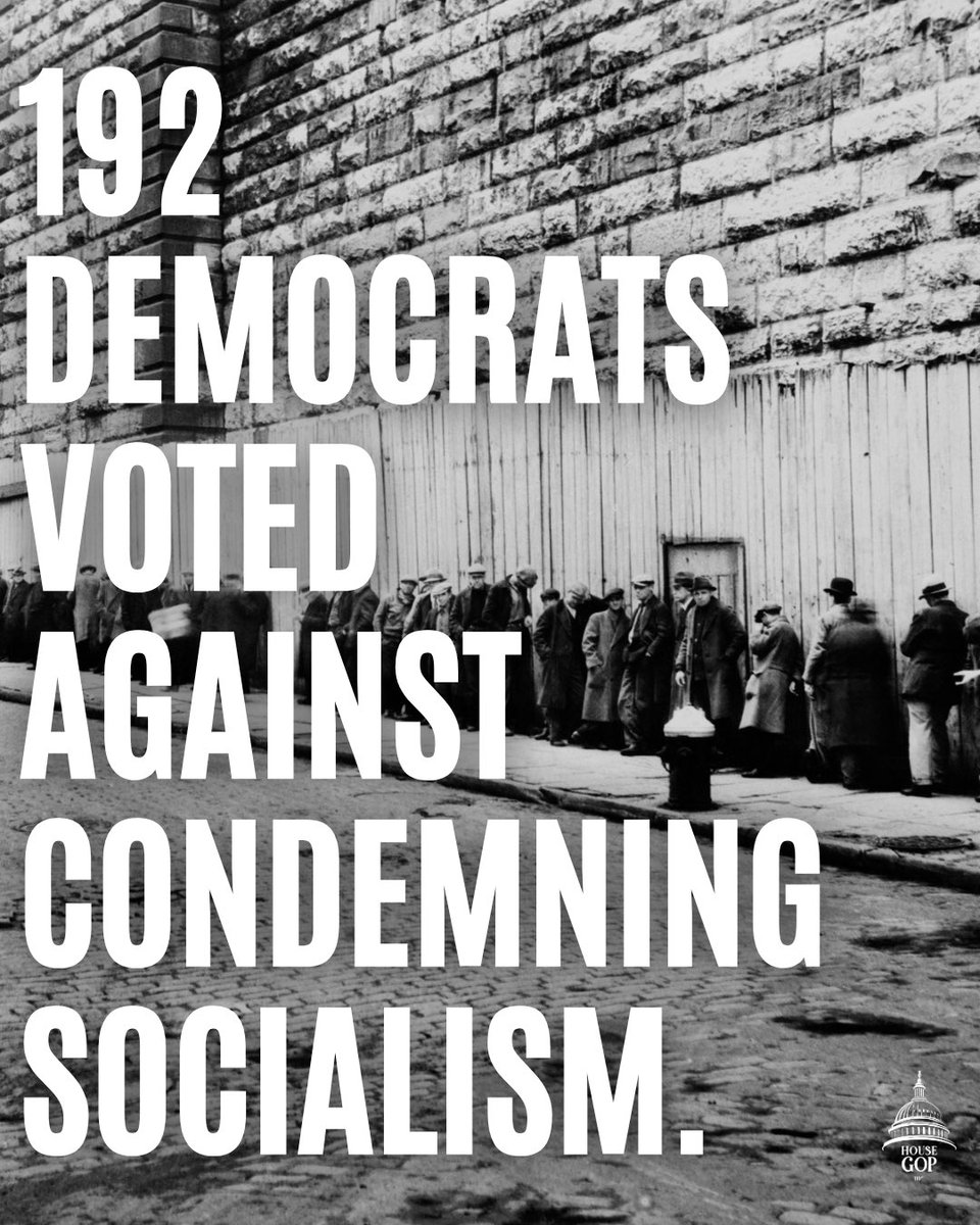 Image for the Tweet beginning: REMINDER: 192 Democrats voted AGAINST