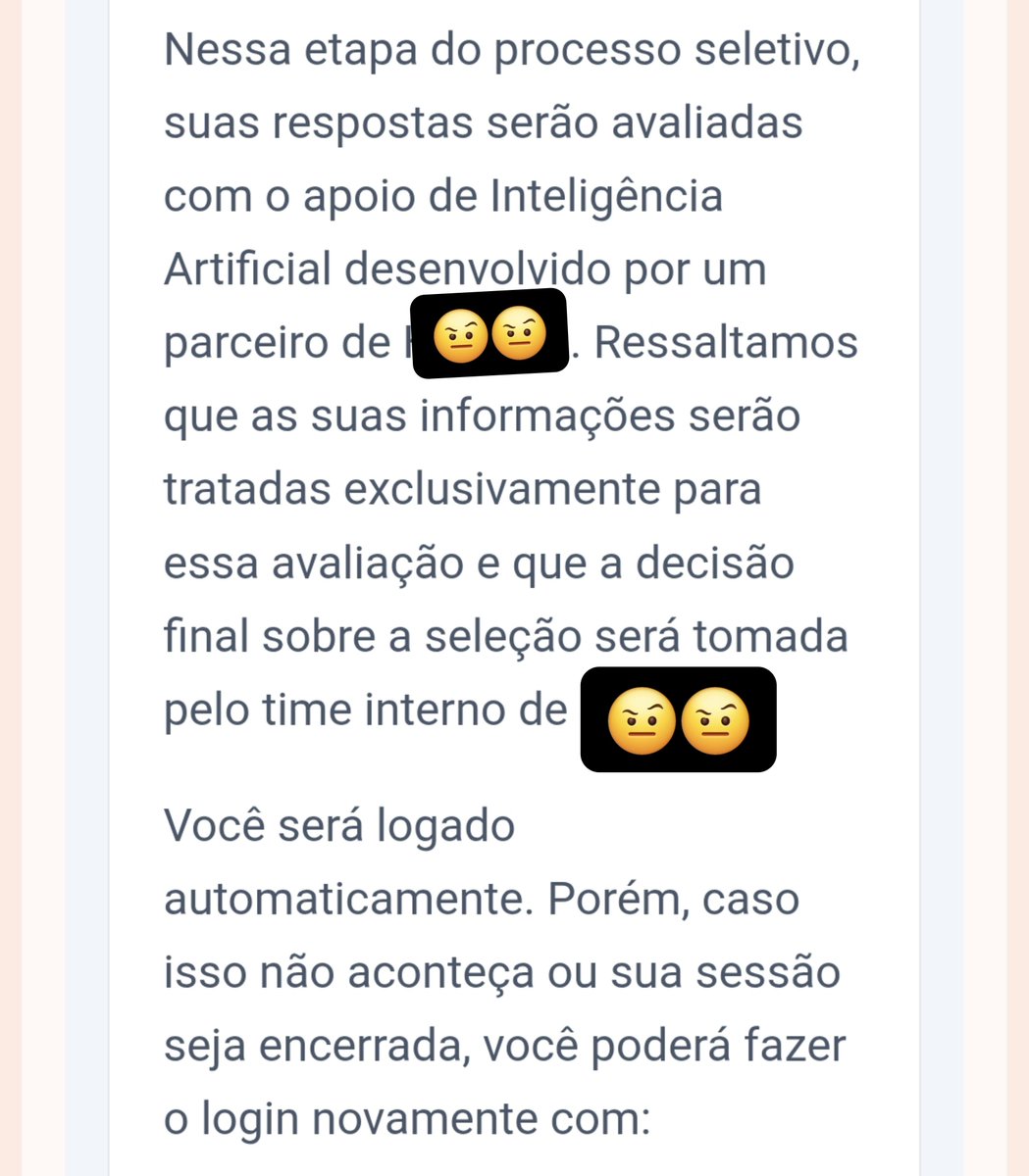 oncacwb's tweet photo. chegamos no ponto em que os candidatos a uma vaga passar a ser entrevistados por uma inteligência artificial, que analisará seu perfil através de sua voz 🤣🤣 https://t.co/1oY8ufGDY8