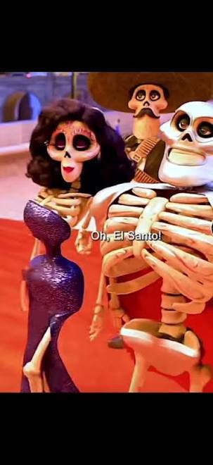 Kabooski01's tweet photo. Mexican day of the dead movies are evil, if you die old you're stuck in unc mode, but if you die young youre a hot skeleton forever https://t.co/slYSoRNhNn
