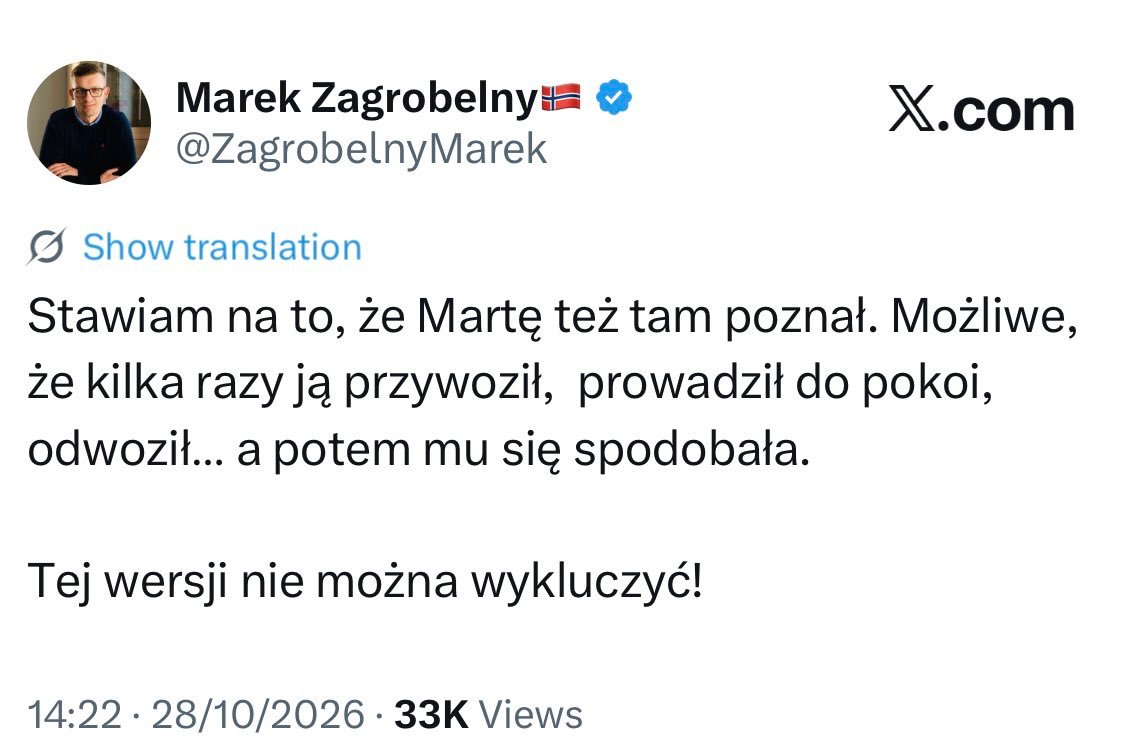 Dariusz_Lasocki's tweet photo. Moje zawiadomienie za chwilę na skrzynce właściwej jednostki prokuratury. Jak umorzą, to podejmą w grudniu 2027 ponownie. 

ENA (Europejski Nakaz Aresztowania) obowiązuje w Norwegii na podstawie odrębnej umowy UE z 2006 r., obowiązującej od 1 listopada 2019 r.

@ZagrobelnyMarek https://t.co/YyuIvdfsQp