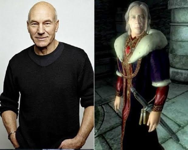 canadafromguy88's tweet photo. Reminder that Sir Patrick Stewart literally read a 90 page lore booklet about Uriel Septim, a character that has about 10 minutes of actual 'screen time' in the game.  There will never be another one like him. https://t.co/lUOGj0XwDT