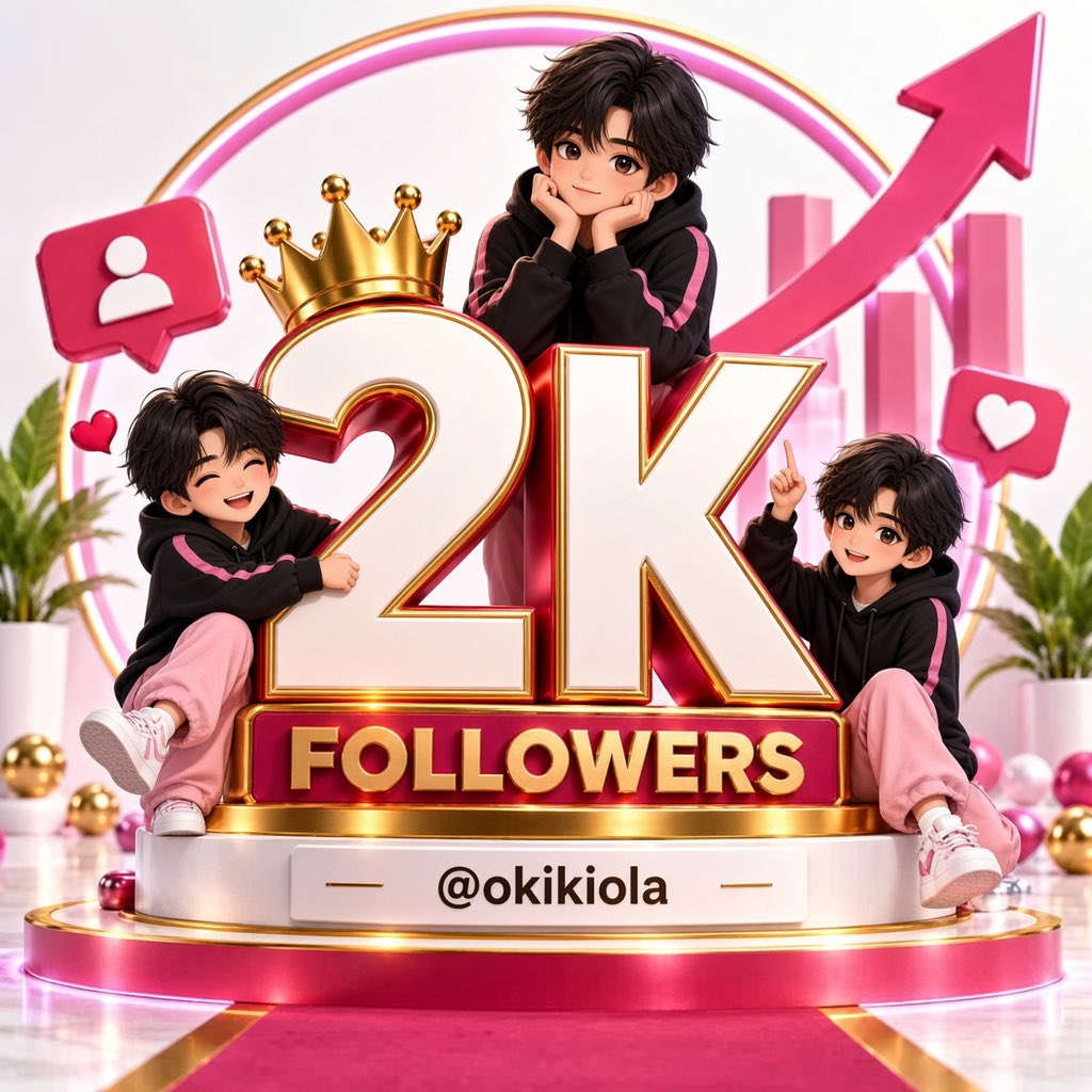 okikiola0529's tweet photo. If you’re in need of 2k verified followers!❗️2️⃣K

Say raise up 🔝 

I will grow your profile asap 📉🍀☑️ https://t.co/x73tsNR098