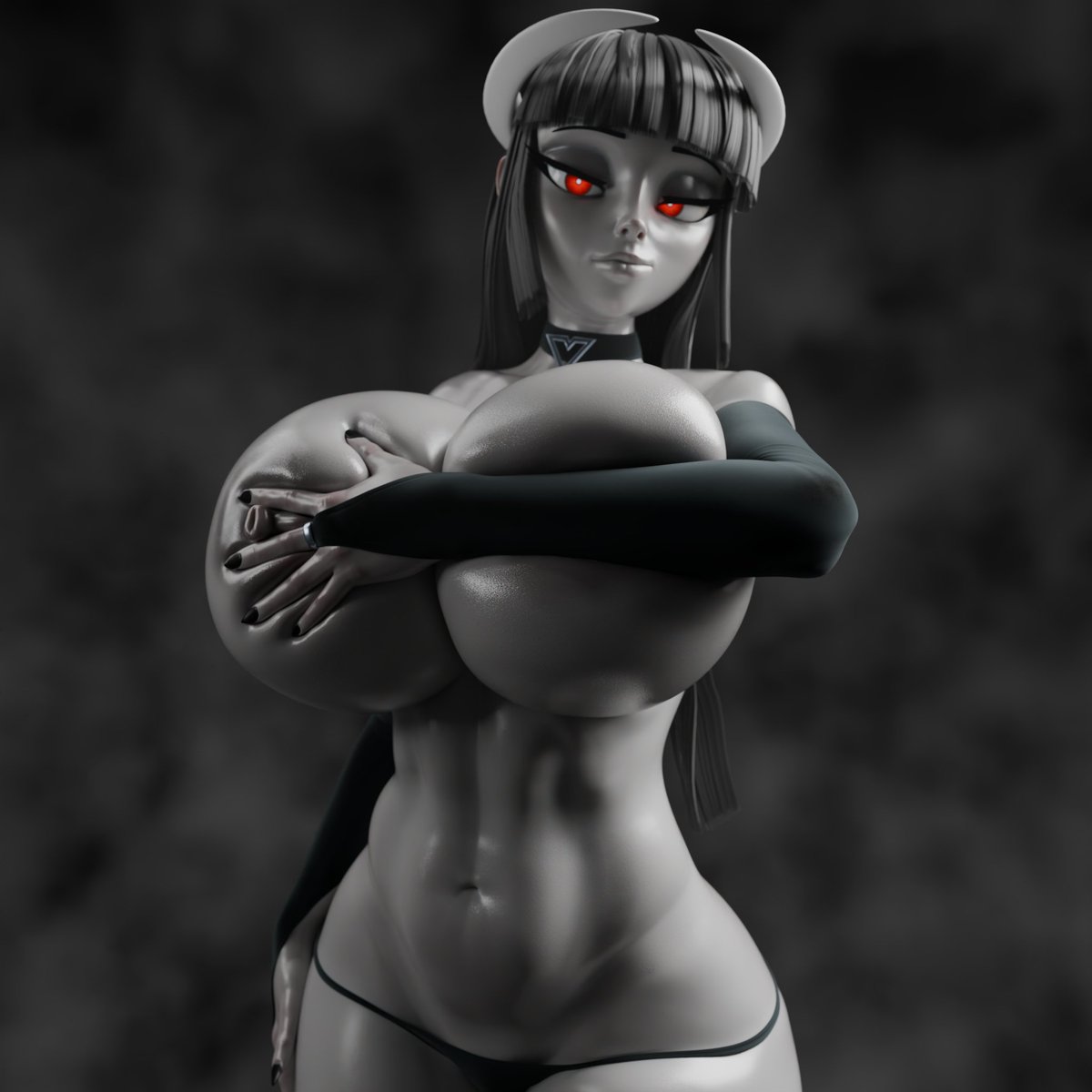 Pul3D's tweet photo. Phalia's 🍈🍈

Phalia by @OblivionFall_D 
Phalia model by @scrag_boy

#BlenderNSFW #r34 https://t.co/aRTTDNPERC