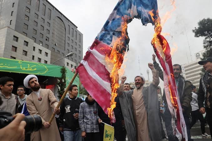 NecessaryVice's tweet photo. Insallah we have arrived. Also, death to America https://t.co/AUhEH3p3H1