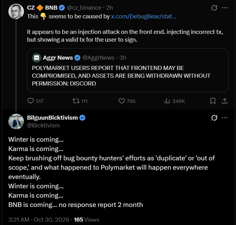 Bicktivism's tweet photo. Binance 2billion$ lost. i told u before lost......
Winter is coming...
Who is next? https://t.co/ZU52d0n1DB