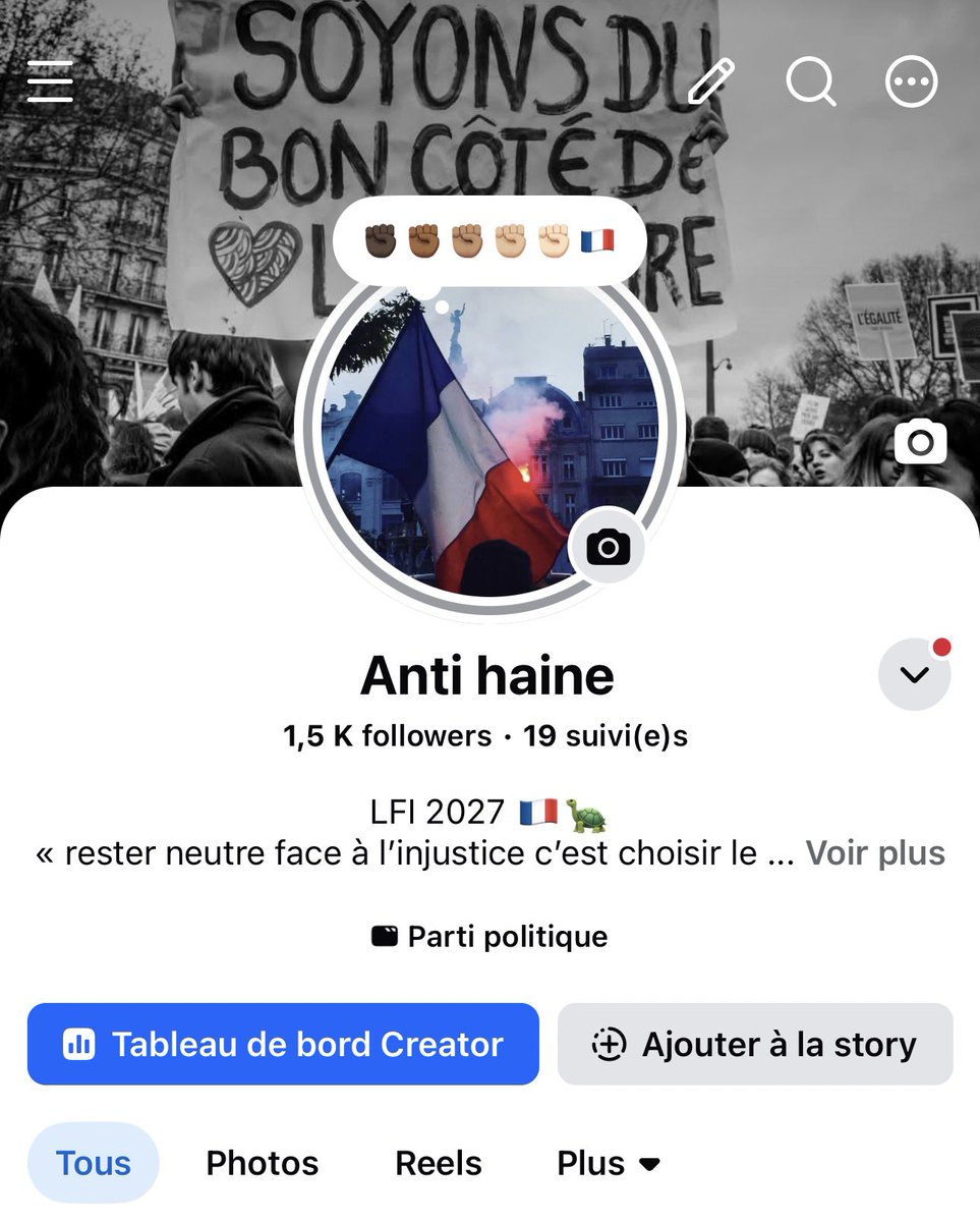 xoqvkc's tweet photo. ALERTE 🚨 

ON CONTINUE LA PROPAGANDE, CONTINUEZ DE PARTAGER ET COMMENTER ‼️‼️

Facebook :

https://t.co/XezA939gd8

Insta : 
solidairepourtous

#IgnoronsLExtremeDroite #OnBloquelExtremeDroite #FranceBrasil #Melenchon2027 #followbackinsoumis https://t.co/gsidv3PbSz