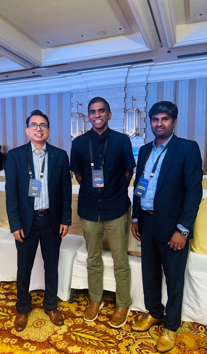 SmartSyncServ's tweet photo. Some lessons come from books. Some come from leaders who build institutions. Grateful to learn from Murugappa Group’s Mr. M. M. Murugappan, Executive Chairman & Mr. @muthu2107 , CEO- EID parry whose turnarounds at CG Power, Shanthi Gears & EID Parry inspire generations.

EID parry is 238 year old.