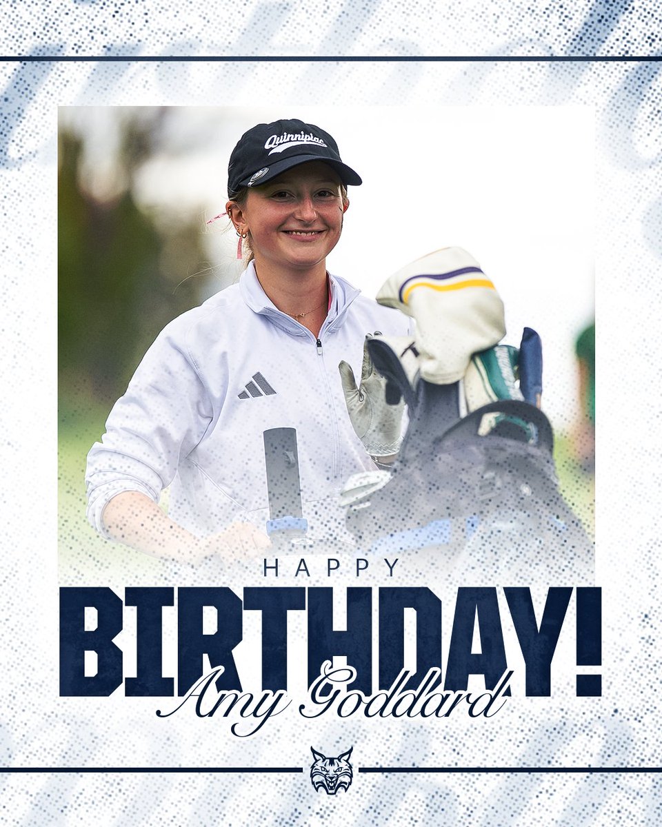 QU_WGolf's tweet photo. 𝗕𝗼𝗯𝗰𝗮𝘁 𝗕𝗶𝗿𝘁𝗵𝗱𝗮𝘆 😸 🎂 

Wishing Amy Goddard a very happy birthday!!

#BobcatNation x #MetroGolf https://t.co/r8b4bxrjrv