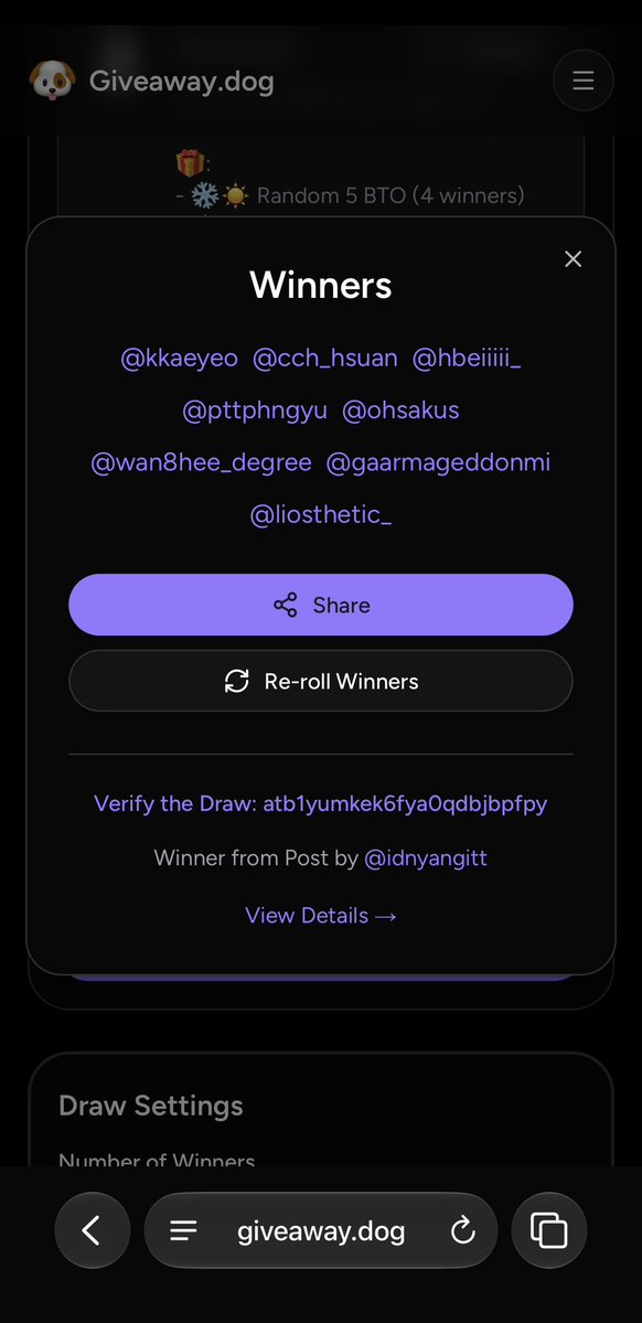 idnyangitt's tweet photo. Congratulations to all the winners!
All objekts have been sent💌
Thanks for joining this GA🫶🏻

One more GA is still open to join now! Please check my post if anyone is interested to join~

Also! Few more GA will be announced soon 🔜
Thanks a lot🫶🏻🫶🏻 #idntt https://t.co/SczKe2UjnS