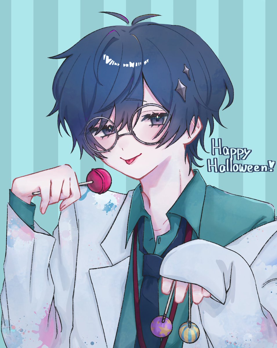 uki_kanki_5OO's tweet photo. 🥼👓

 #そらるの絵 https://t.co/LVW4lFYKM1