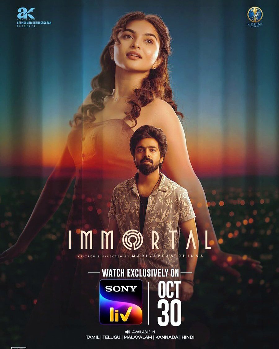 VisualDrops_'s tweet photo. Immortal movie will stream in Sony Liv from tomorrow 📽

#VisualDrops #immortal #movie #gvprakash #actress #kayadulohar #sonyliv @gvprakash https://t.co/ocGvWiIIyx