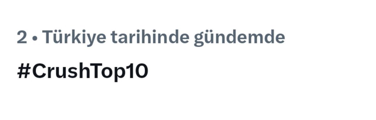 whttssdaay's tweet photo. Diss taglerinize benzemez ha 10 dakikaya gündemdeyiz #CrushTop10 https://t.co/uVOPwS8xRn