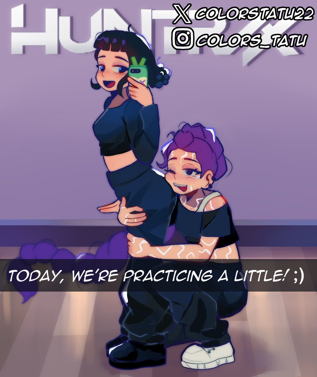 colorstatu22's tweet photo. Huntrix x KDA

The only thing we all agreed on was about Zoey and her great... personality 

#KPOPDEMONHUNTERS #KDA https://t.co/L290nYKoDG