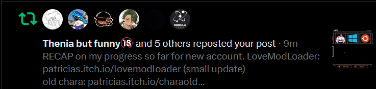 Patrice2c's tweet photo. Holy badge of honor. 
Nebula and Thenia?! 🥹
I'm honored. https://t.co/8LVEUziScH