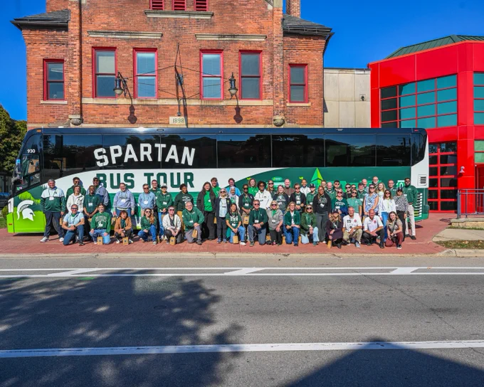 MSU Spartan Bus Tour 2026: Southern Michigan Regional Route. Michigan Firehouse Museum and Education Center, Ypsilanti, MI
