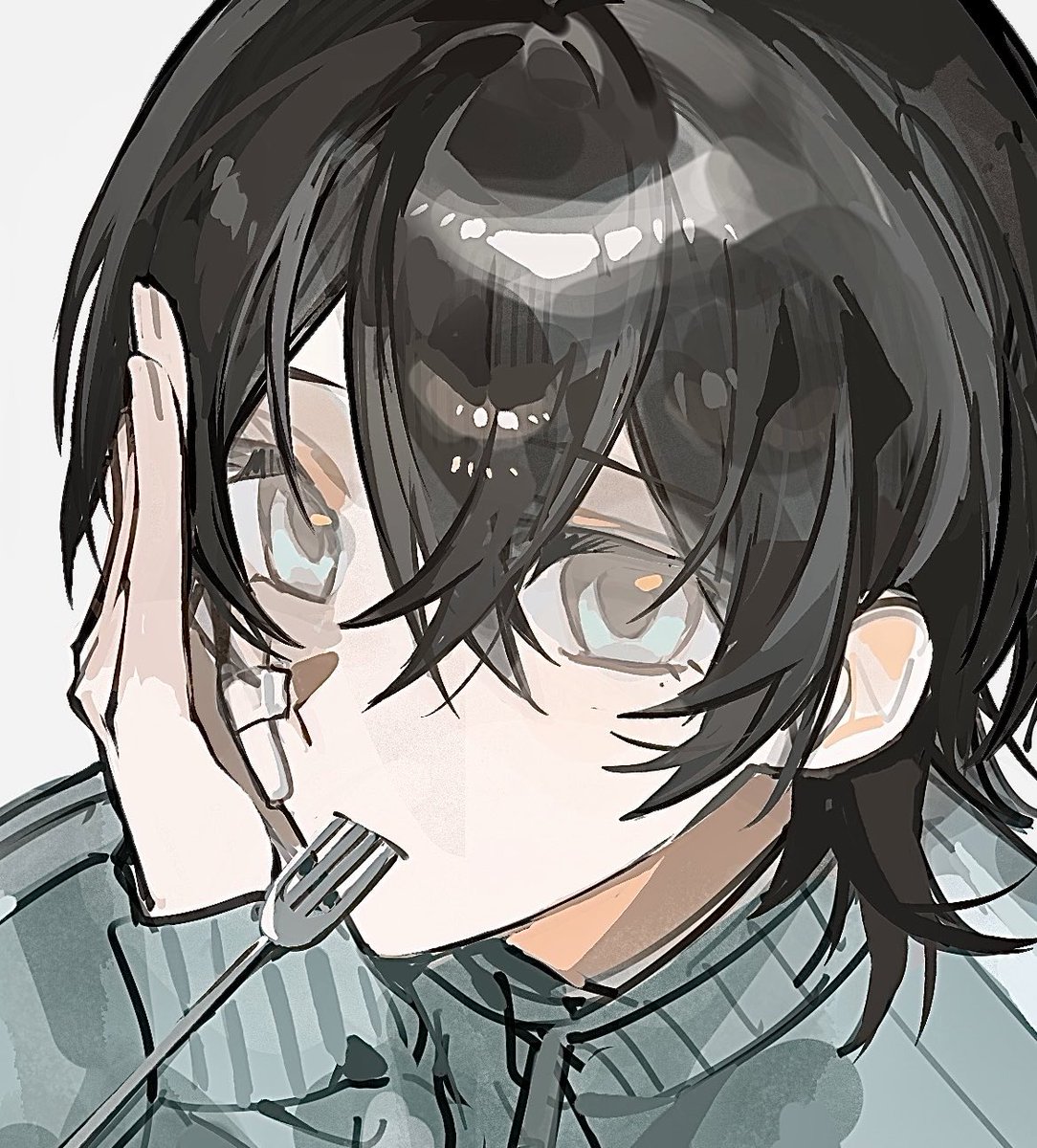 2du_ichizu's tweet photo. 目だけ薄くするの、透明感出てかわいいかも https://t.co/OCJ9AVYDkf