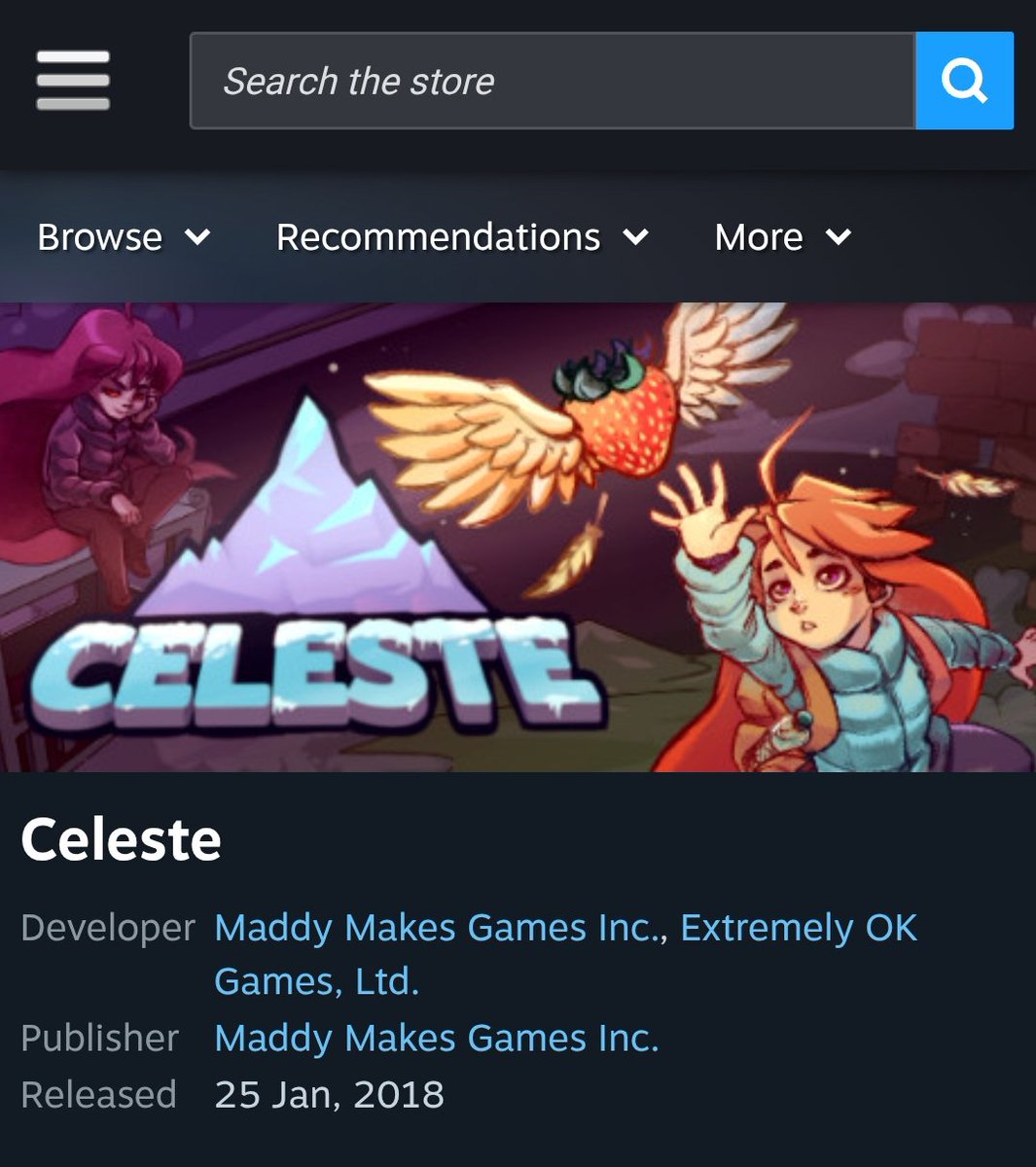 PigeonGoGaming's tweet photo. Be the Celeste developer

> Remove Celeste from sale on Xbox, due to Microsoft's connection to Israel (BDS boycott)

> Punish a predominantly Western audience

> But sell Celeste IN ISRAEL via Steam anyway!

> 635K IDF soldiers can now play your game

Wow so stunning &amp; brave 👏🫠 https://t.co/f9sQB03GAp